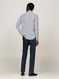 MICRO GINGHAM POPLIN SF SHIRT carbon navy - optic white