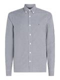 MICRO GINGHAM POPLIN SF SHIRT carbon navy - optic white