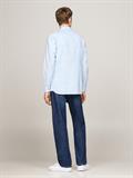 MICRO GINGHAM POPLIN SF SHIRT vessel blue - optic white