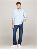 MICRO GINGHAM POPLIN SF SHIRT vessel blue - optic white