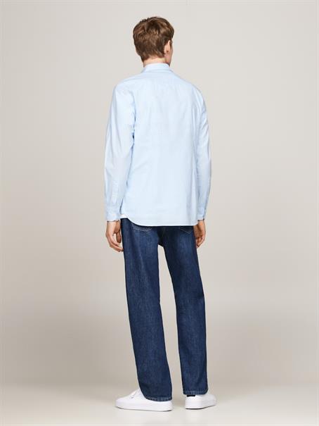 MICRO GINGHAM POPLIN SF SHIRT vessel blue - optic white