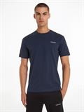 MICRO LOGO INTERLOCK T-SHIRT calvin navy