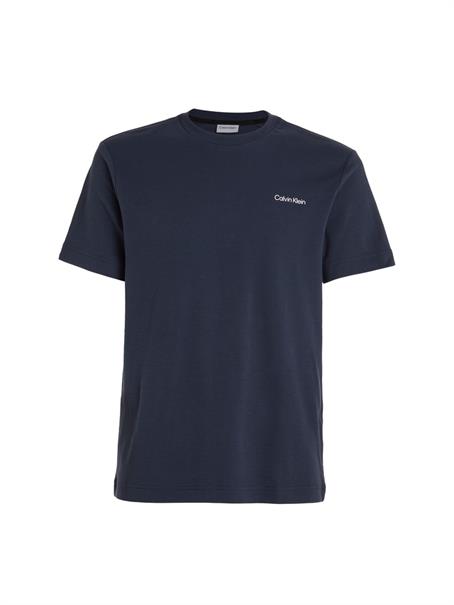 MICRO LOGO INTERLOCK T-SHIRT calvin navy