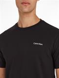 MICRO LOGO INTERLOCK T-SHIRT ck black