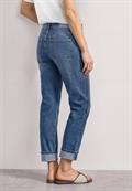 mid blue authentic washed
