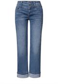 mid blue authentic washed