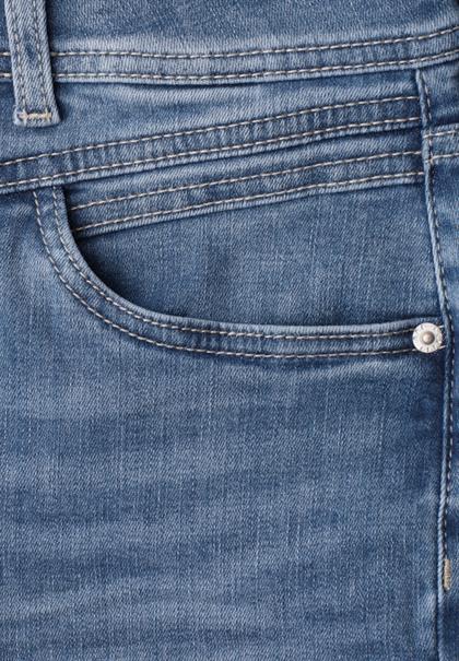 mid blue authentic washed