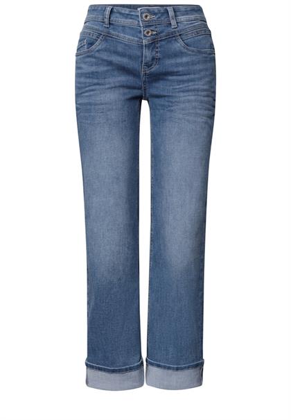 mid blue authentic washed