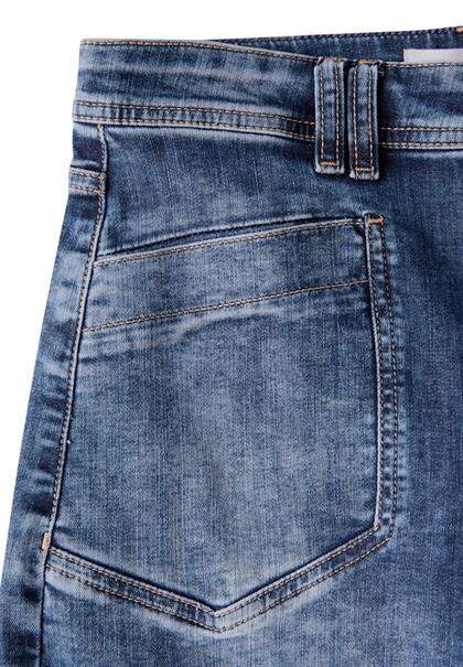 mid blue random wash