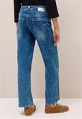mid blue used wash