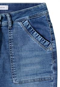 mid blue used wash