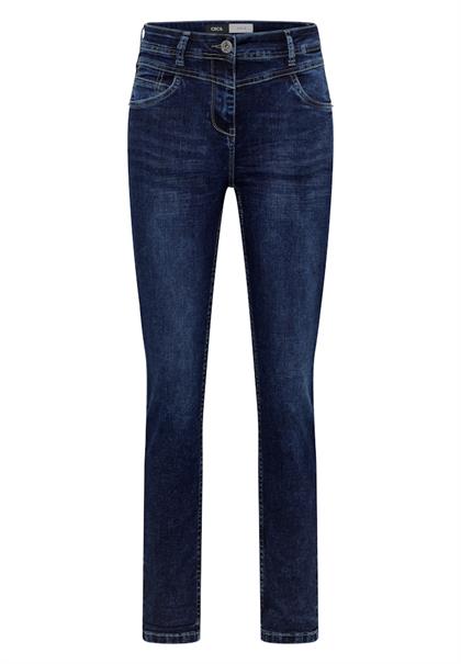 mid blue used wash