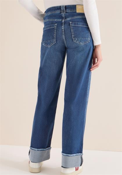 mid blue used wash