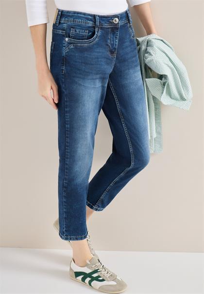 mid blue used wash