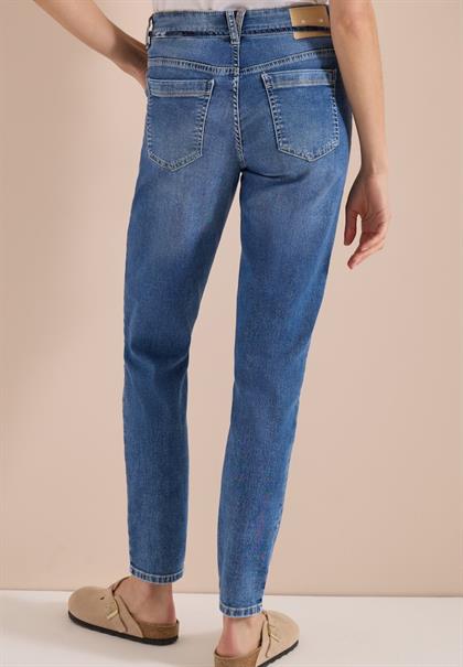 mid blue used wash