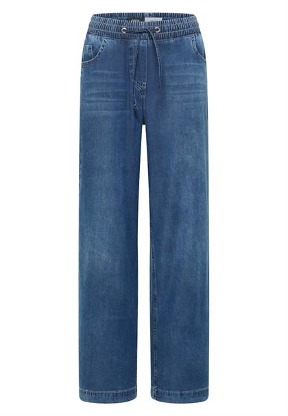 mid blue used wash