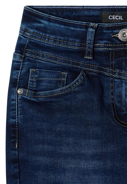 mid blue used wash