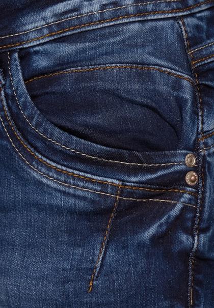 mid blue used wash