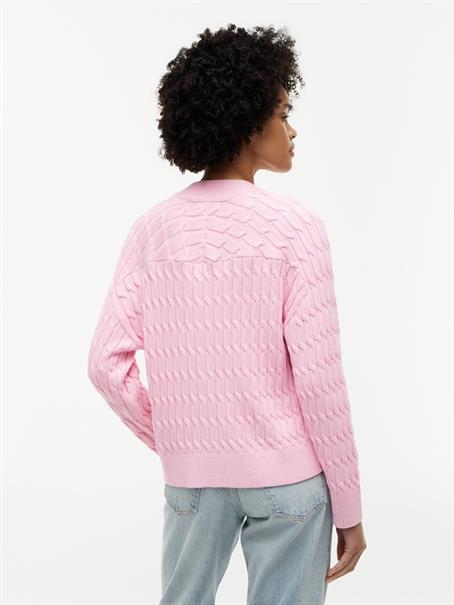 MID GG CABLE V-NK LS CARDI classic pink