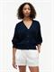 MID GG CABLE V-NK LS CARDI dark night navy