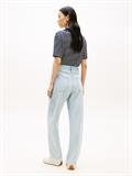 Mid Rise Tapered Barrel Leg Jeans tam