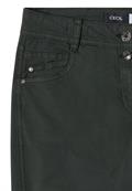 Mid Waist Barrel Leg Hose im Casual Fit faded olive