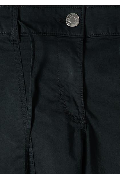 Mid Waist Barrel Leg Hose im Casual Fit palm breeze green