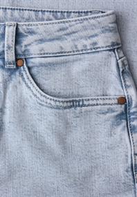 Mid Waist Barrel Leg Jeans im Loose Fit bleached wash