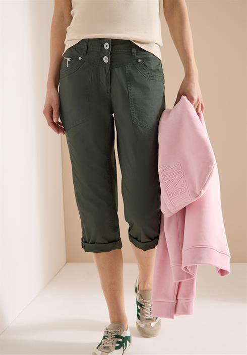 mid-waist-casual-fit-hose-mit-turn-up-clear-khaki