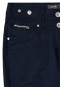 Mid Waist Casual Fit Hose mit Turn Up universal blue