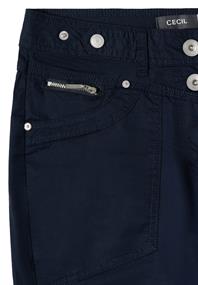 Mid Waist Casual Fit Hose mit Turn Up universal blue