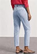 Mid Waist Jeans im Chino-Look ultra bleached washed