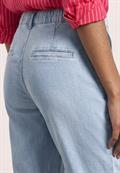 Mid Waist Jeans im Chino-Look ultra bleached washed