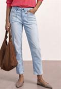 Mid Waist Jeans im Chino-Look ultra bleached washed