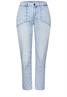 Mid Waist Jeans im Chino-Look ultra bleached washed
