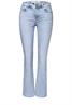 Mid Waist Kick Flare Jeans im Skinny Fit ultrableached wash