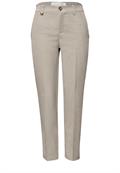 Mid Waist Slim Leg Chino im Casual Fit quiet ivory