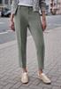 Mid Waist Slim Leg Chino im Casual Fit sea spray green