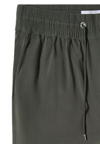 Mid Waist Slim Leg Hose im Casual Fit clear khaki
