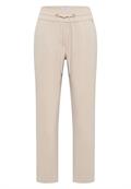 Mid Waist Slim Leg Hose im Casual Fit grain beige