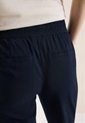 Mid Waist Slim Leg Hose im Casual Fit universal blue