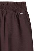 Mid Waist Slim Leg Hose im Loose Fit brown cacao
