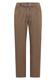 Mid Waist Slim Leg Hose im Loose Fit coffee taupe