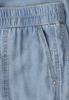 Mid Waist Slim Leg Hose im Washed-Look light blue soft wash