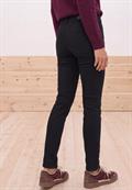 Mid Waist Slim Leg Jeans im Casual Fit black clean washed