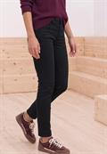Mid Waist Slim Leg Jeans im Casual Fit black clean washed