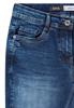 Mid Waist Slim Leg Jeans im Casual Fit mid blue used wash