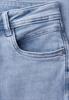 Mid Waist Slim Leg Jeans im Slim Fit light blue random wash