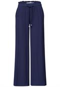 Mid Waist Wide Leg Hose mit Struktur midnight muse