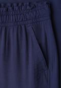 Mid Waist Wide Leg Hose mit Struktur midnight muse